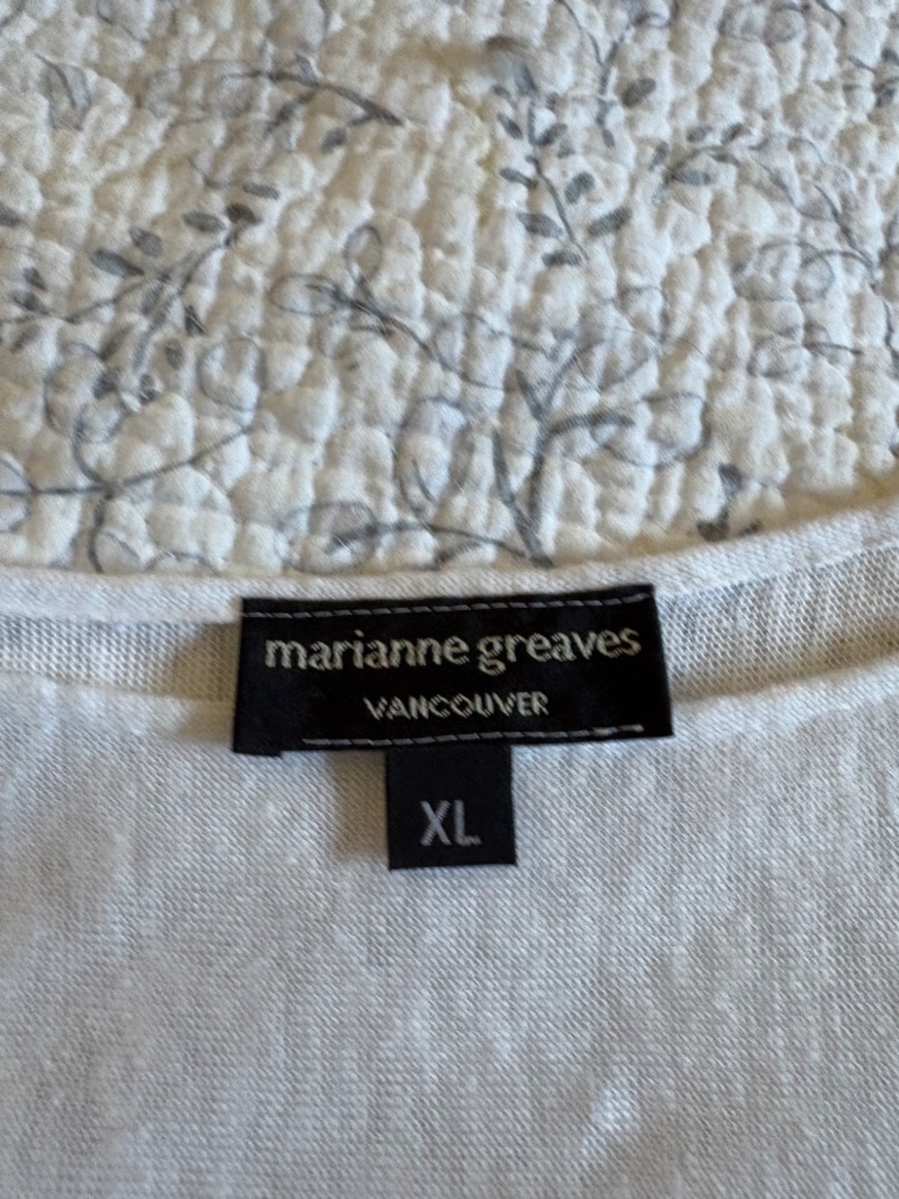 Marianne Greaves Linen knit Tunic - Picture 5 of 5